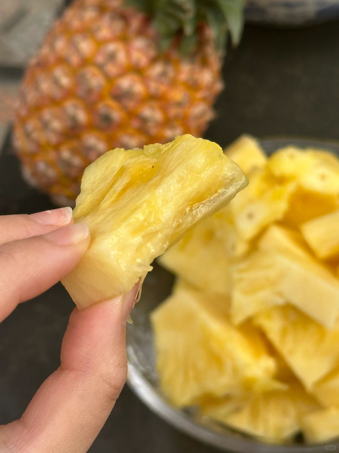 🍍蜜香凤梨甜过初恋 果肉嫩到像布丁，香味 配图2
