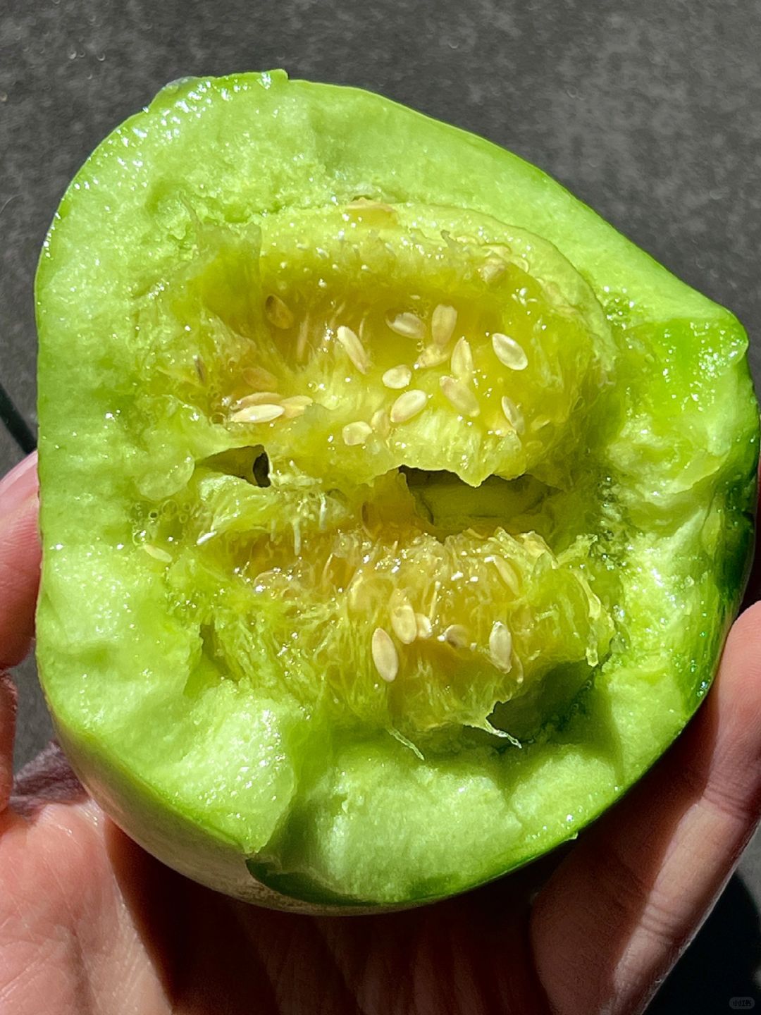 🍈绿宝甜瓜果香炸裂 果肉清脆微甜，水感太 配图3
