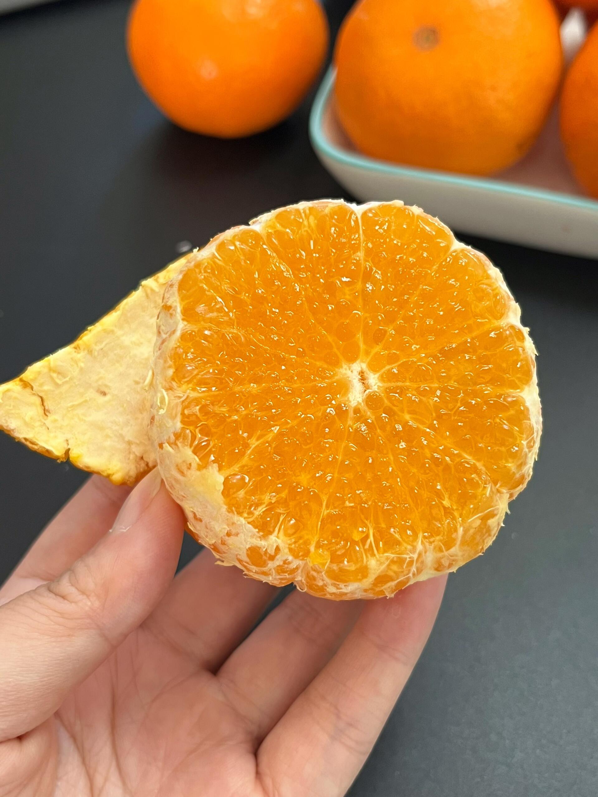 🍊沃柑有着更高的糖分，更低的热量💯 果皮 配图1