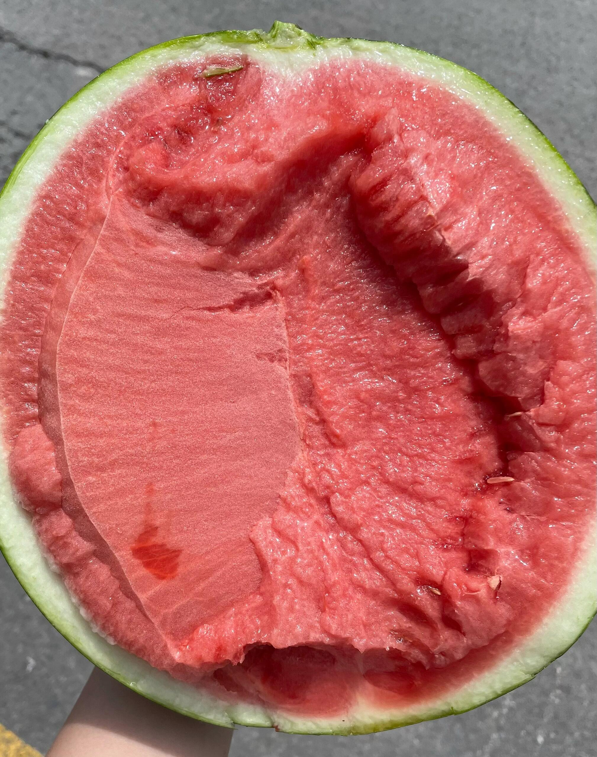 🍉麒麟西瓜必须安排‼️ 一刀切下去直接冒 配图1