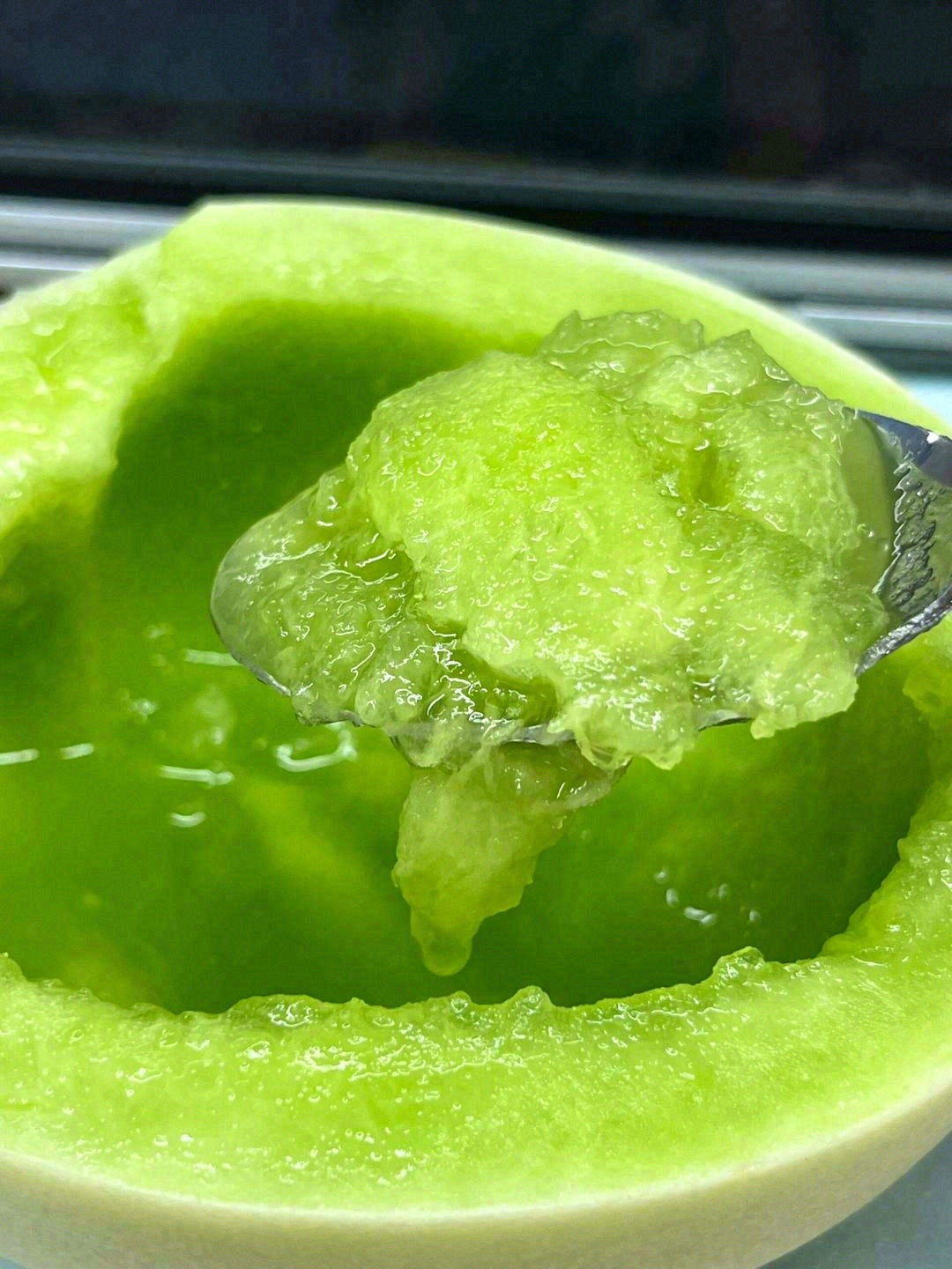 比冰淇淋还甜的玉菇甜瓜🍨，香糯多汁，甜蜜 配图2
