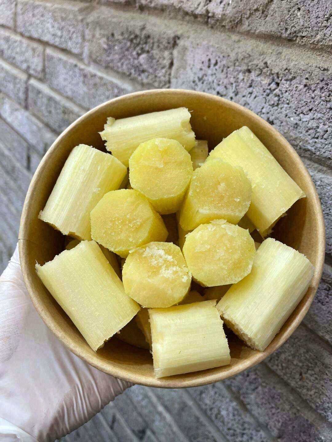 吃货心爆棚！嗝?～😝 超甜的甘蔗，水分超 配图2