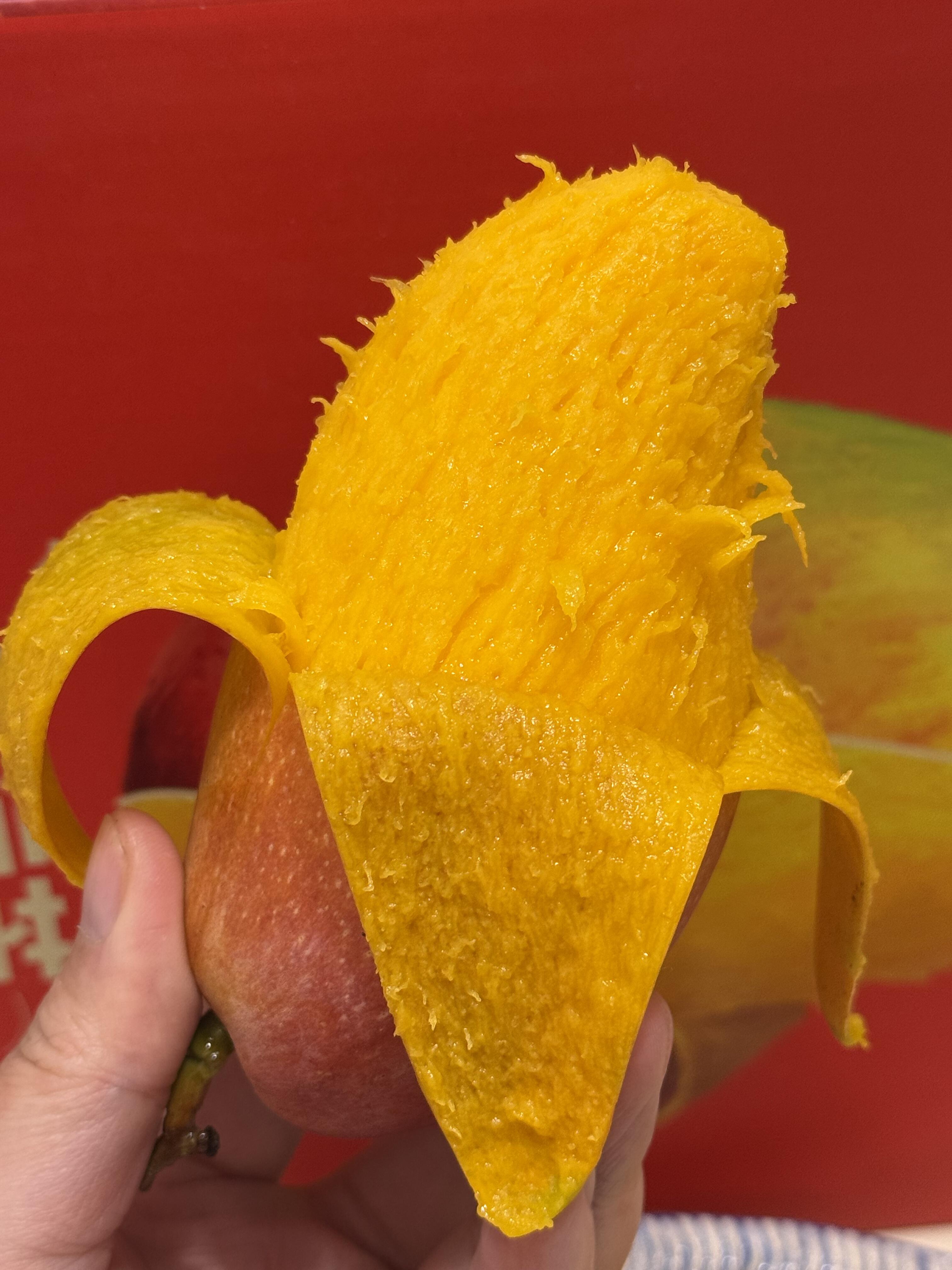 🥭 贵妃芒这颜值我爱了！🥭 红黄相间像小 配图2