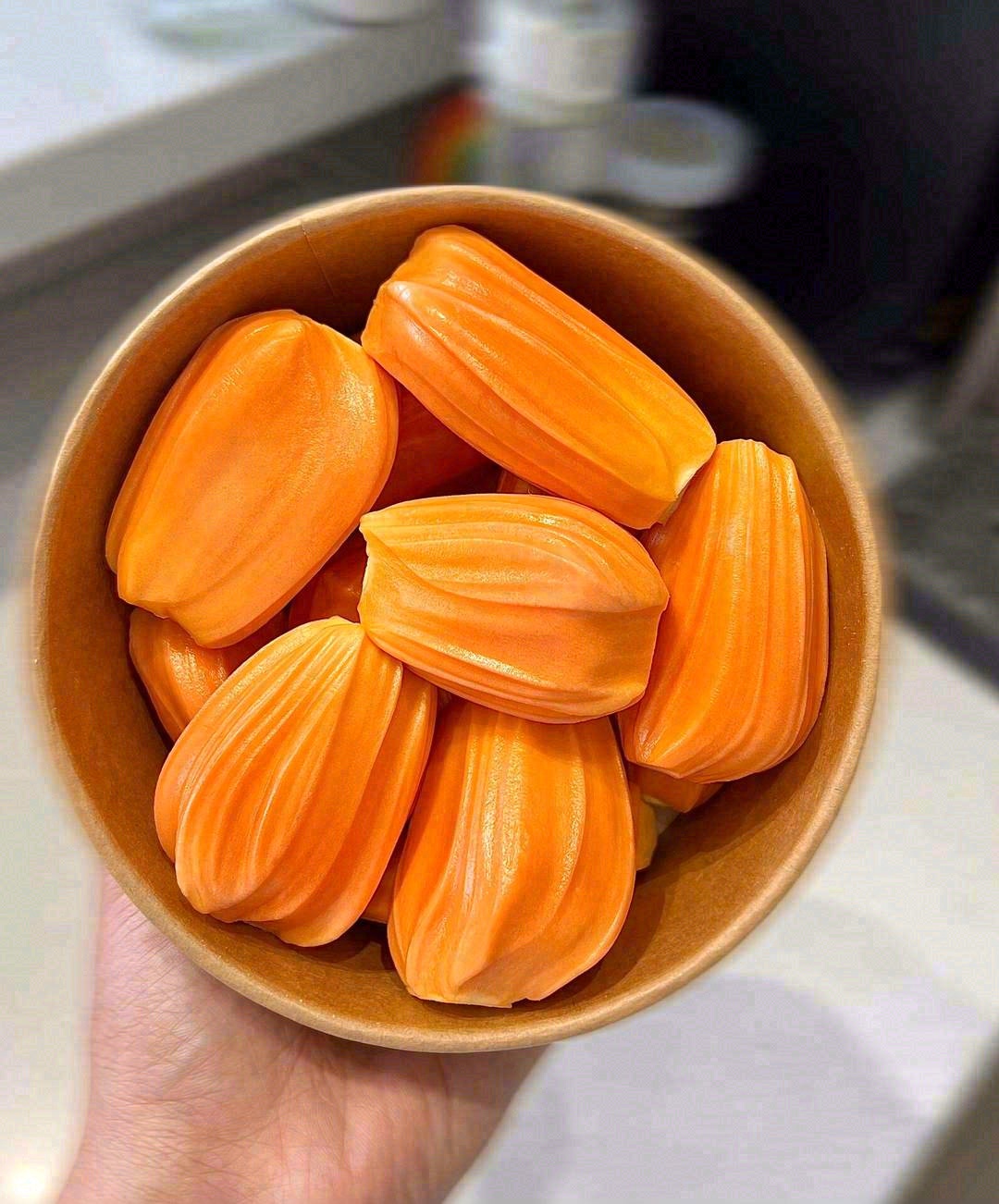 果肉宛如一粒粒花蕾🌼，红灿灿的浓香四溢💛 配图3