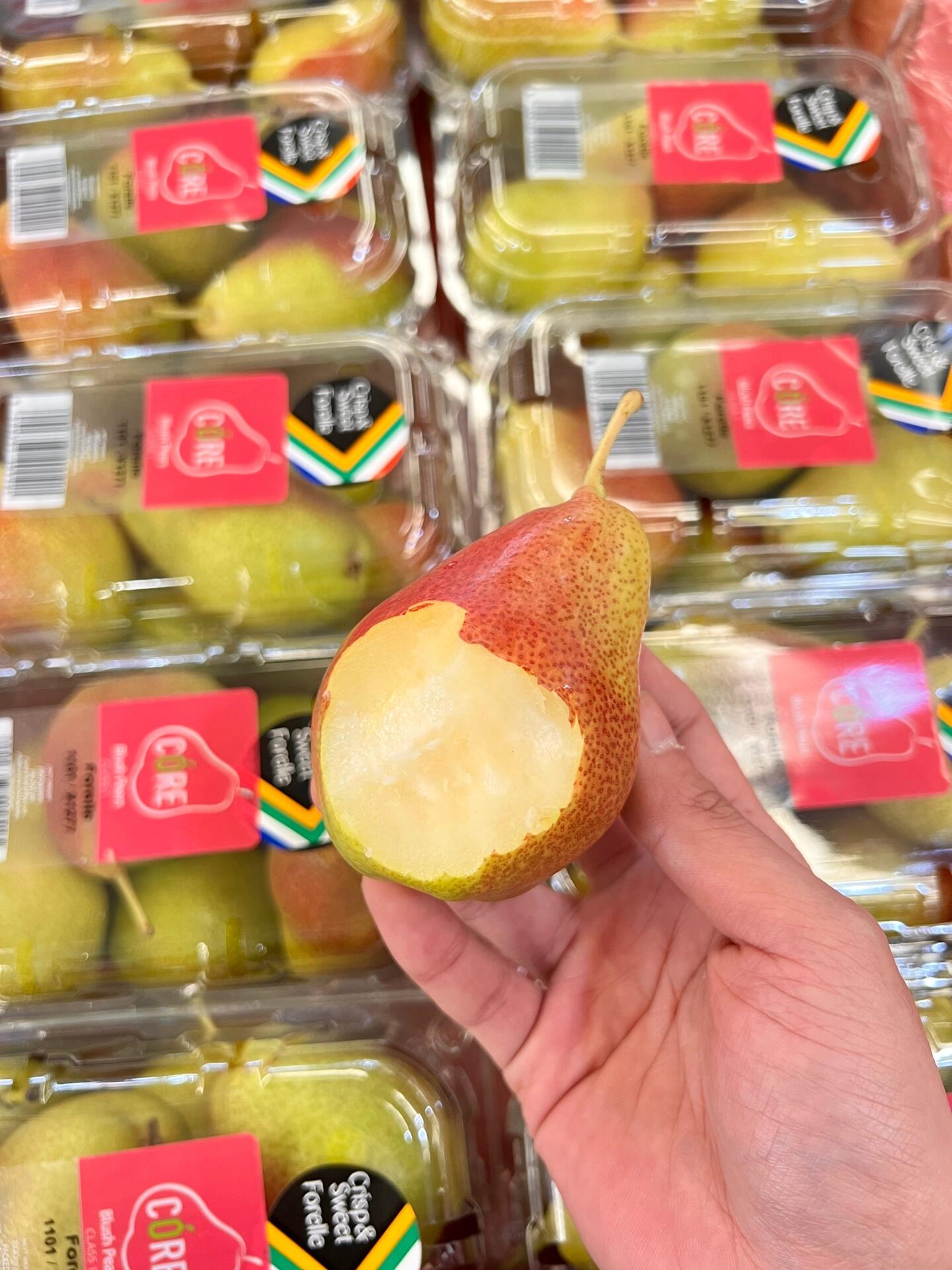 🍐 进口彩啤梨！ 红绿渐变颜值高🎨 软了 配图1