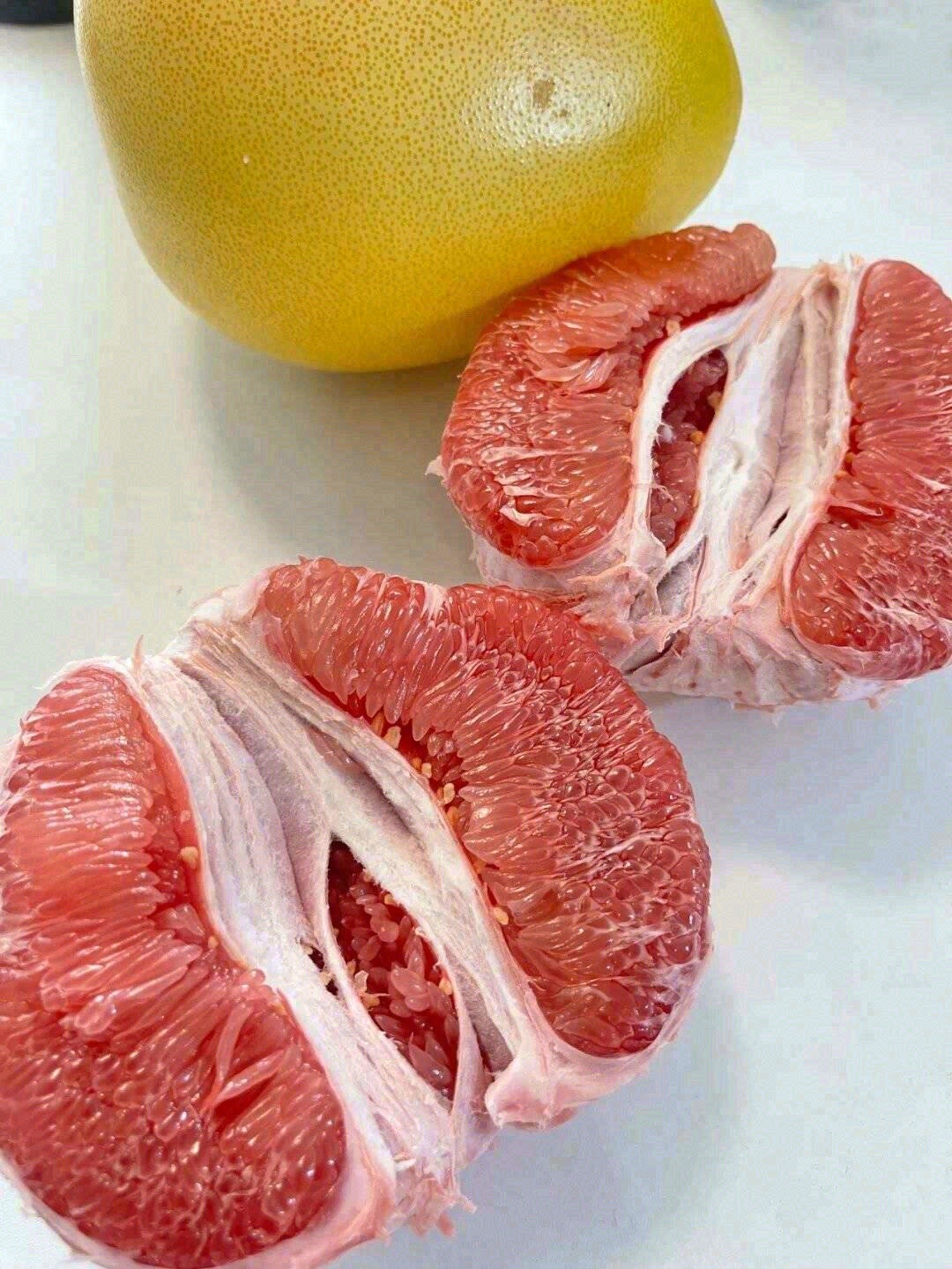 扣人心弦的红心“柚惑”🥰 一枚柚子🍊，满 配图1