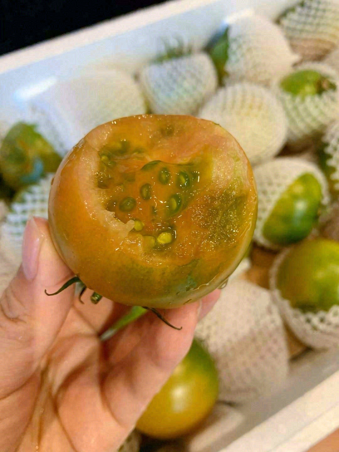 🍅铁皮柿子果肉更甜脆💥 汁水更丰盈😋 反 配图1