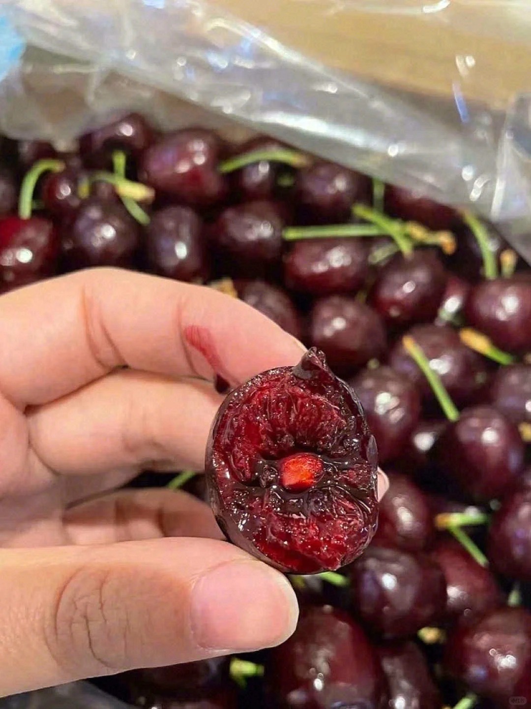 🍒 一定要约这个车厘子‼️ 超级脆甜，不 配图1
