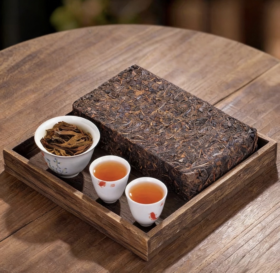三月喝茶，就选安化黑茶。 非遗工艺，地道 配图1