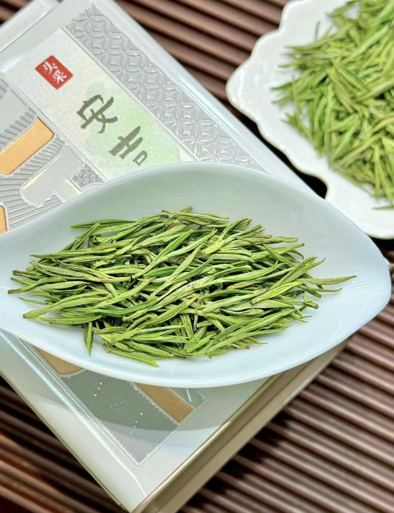 安吉白茶相约，那形如凤羽的叶片，在水中舞 配图1