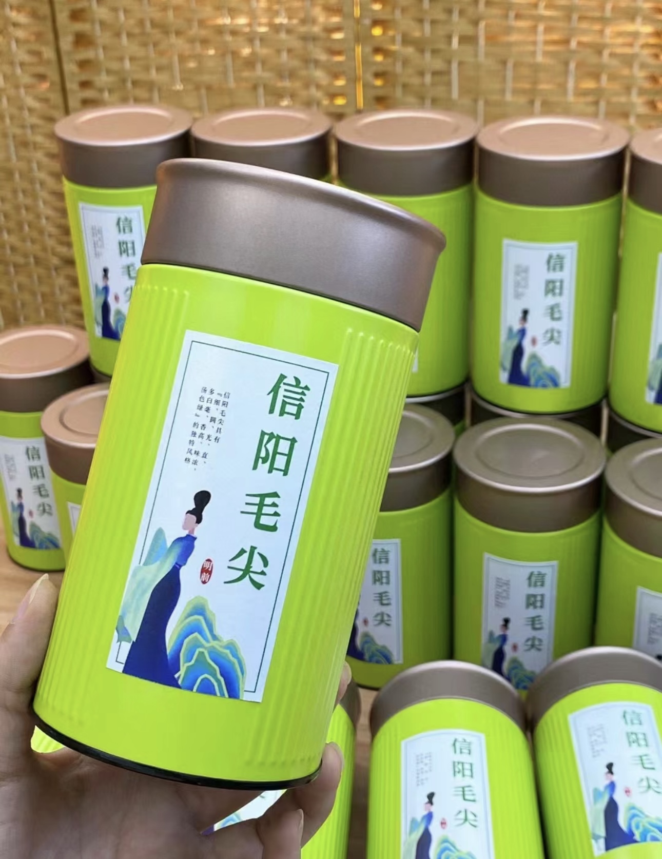 信阳毛尖口粮茶，黑白相间、白纯芽料，早春 配图3