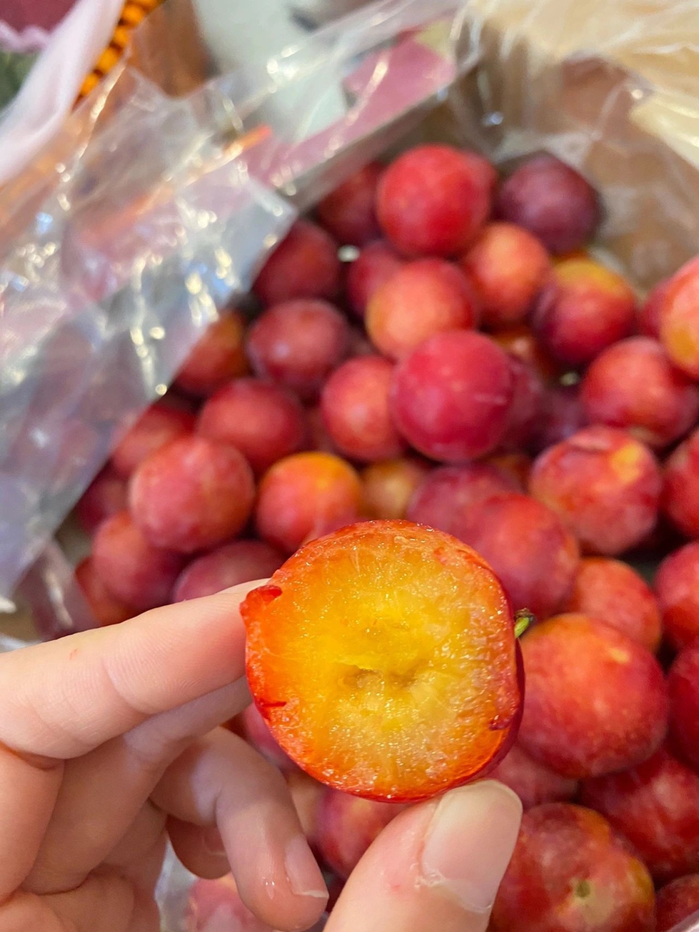 樱桃李🍒看起来像李子，吃起来却像樱桃一样 配图2