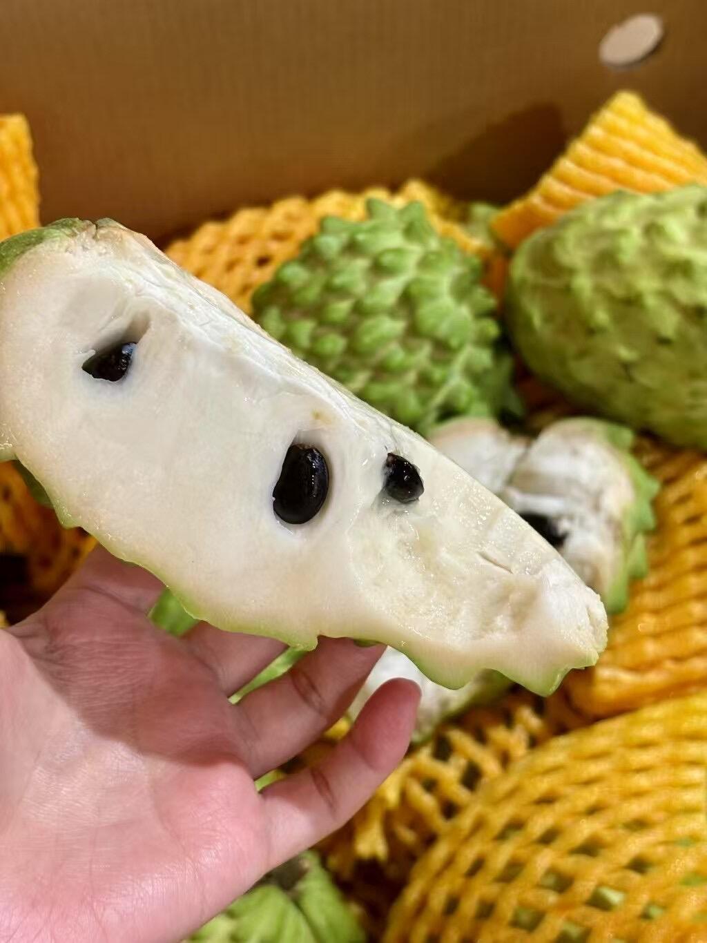 牛奶释迦文案🥳牛奶凤梨释迦错过等一年~  配图2