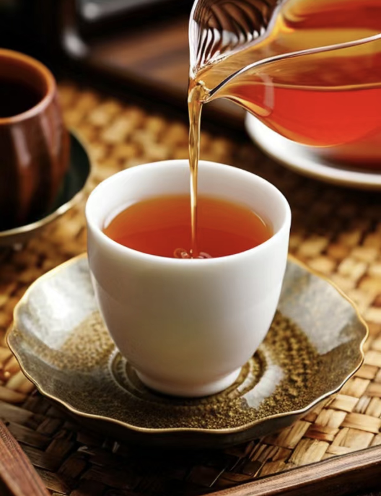 好茶知时节，品味在当下。我们的茶叶，汲取 配图1
