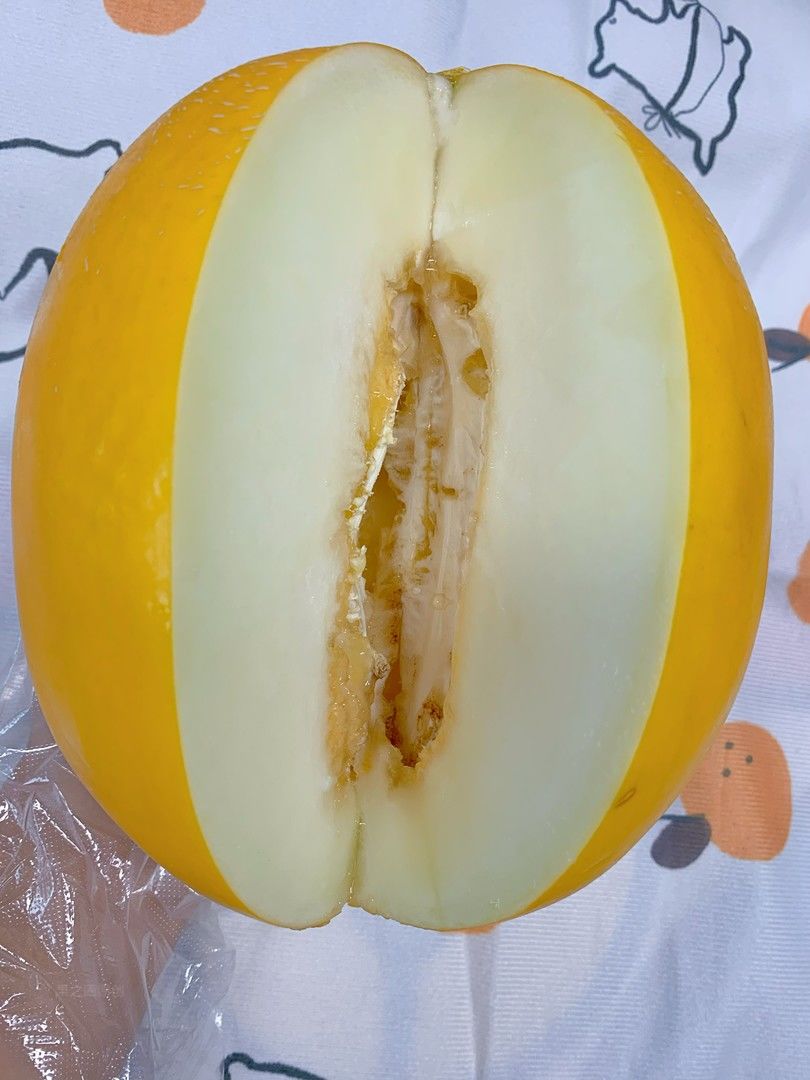 💛黄金瓜皮外形圆润，熟透了的瓜闻起来就有 配图2