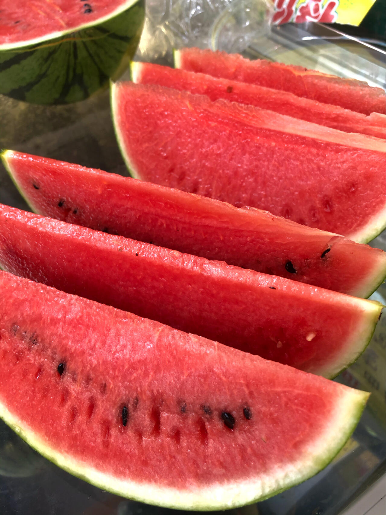 🍉黑美人西瓜甜到心底～ 果肉鲜嫩，汁水甘 配图3