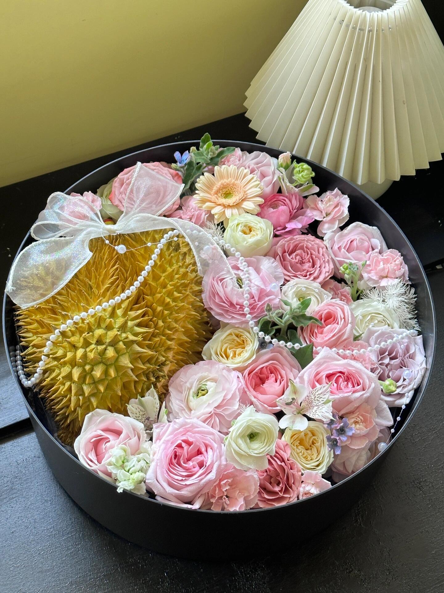 榴莲鲜花礼盒🎁 榴莲爱好者的最爱 特别的 配图1