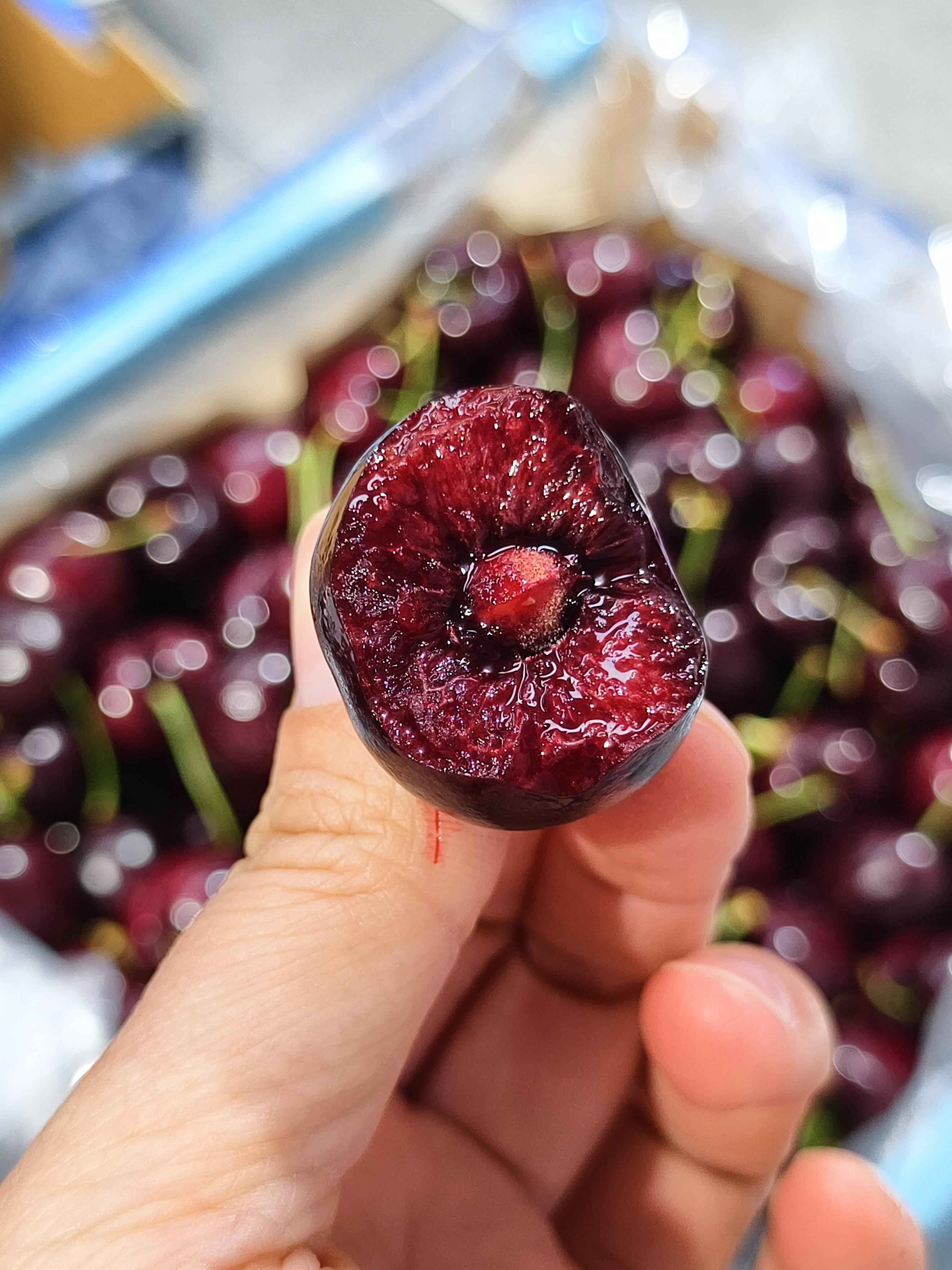 车厘子🍒 女人补血必备，果肉深红有光泽🌟 配图2
