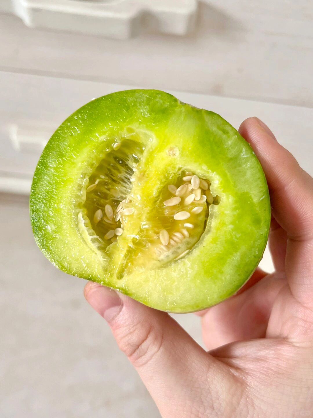 🍈【绿宝甜瓜到货啦‼️】 果肉翠绿透亮， 配图2
