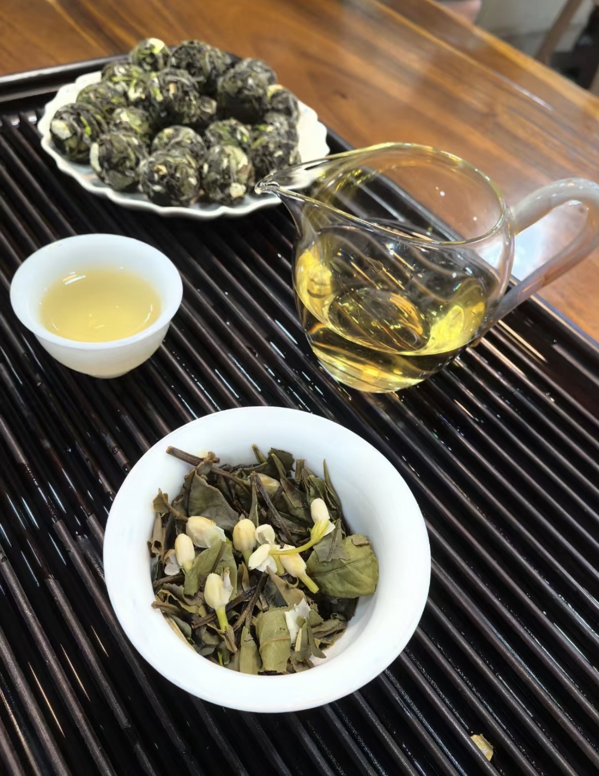 ✅纯白茶茶坯基底 不是绿茶底 ✅手工龙珠 配图3