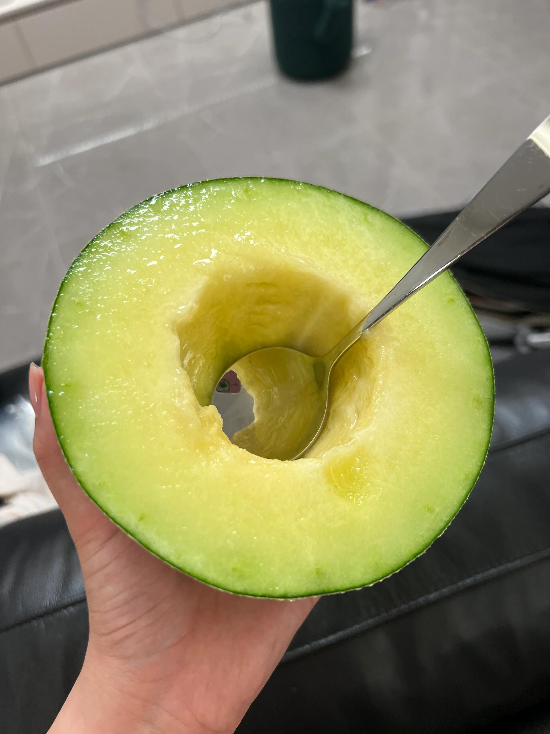 🍈放软吃的网纹瓜👀真的可以让你打开新世界 配图1