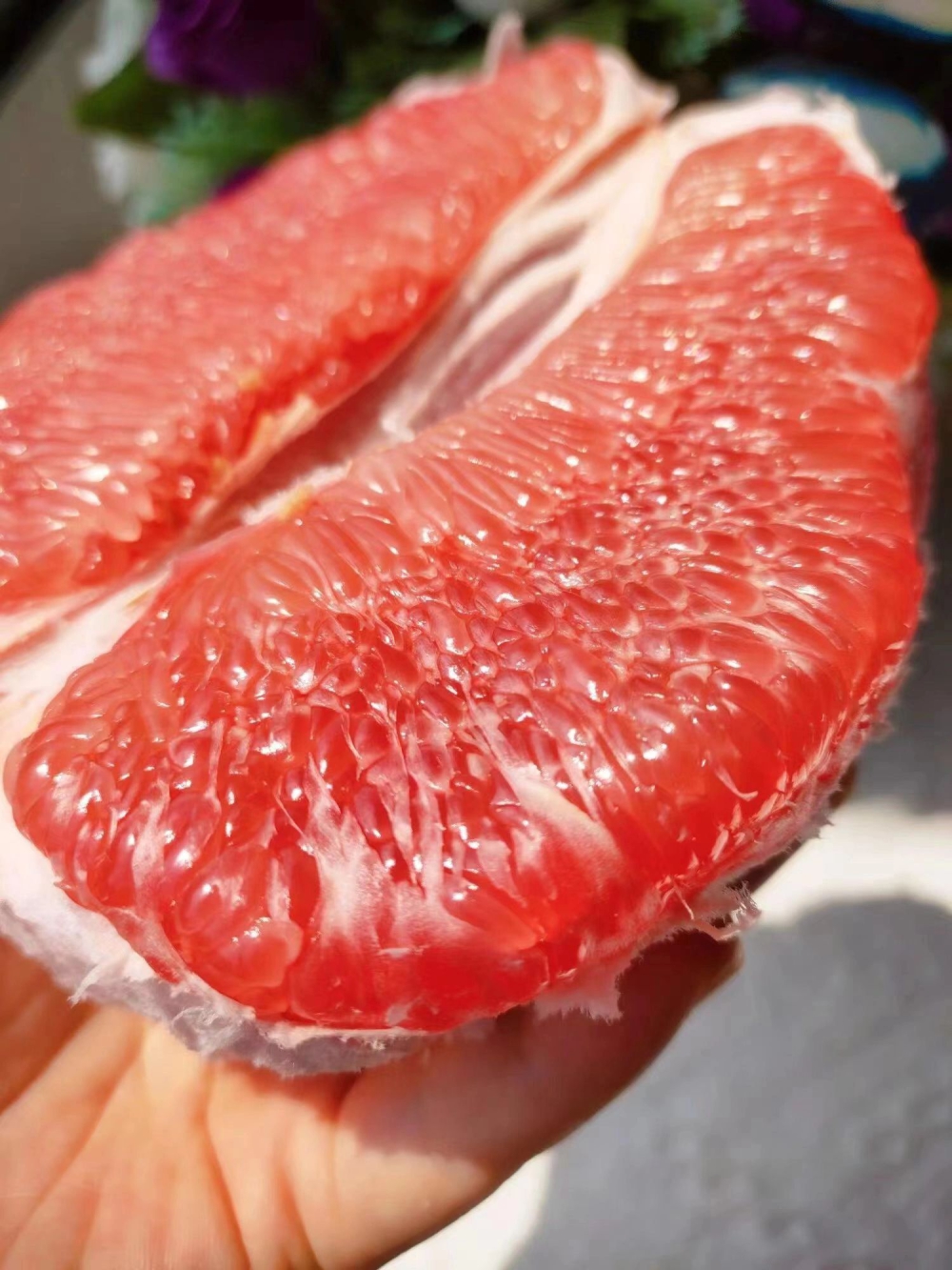 🍃甜丝丝的三红柚，好吃😋秋冬吃柚，柚子可 配图2