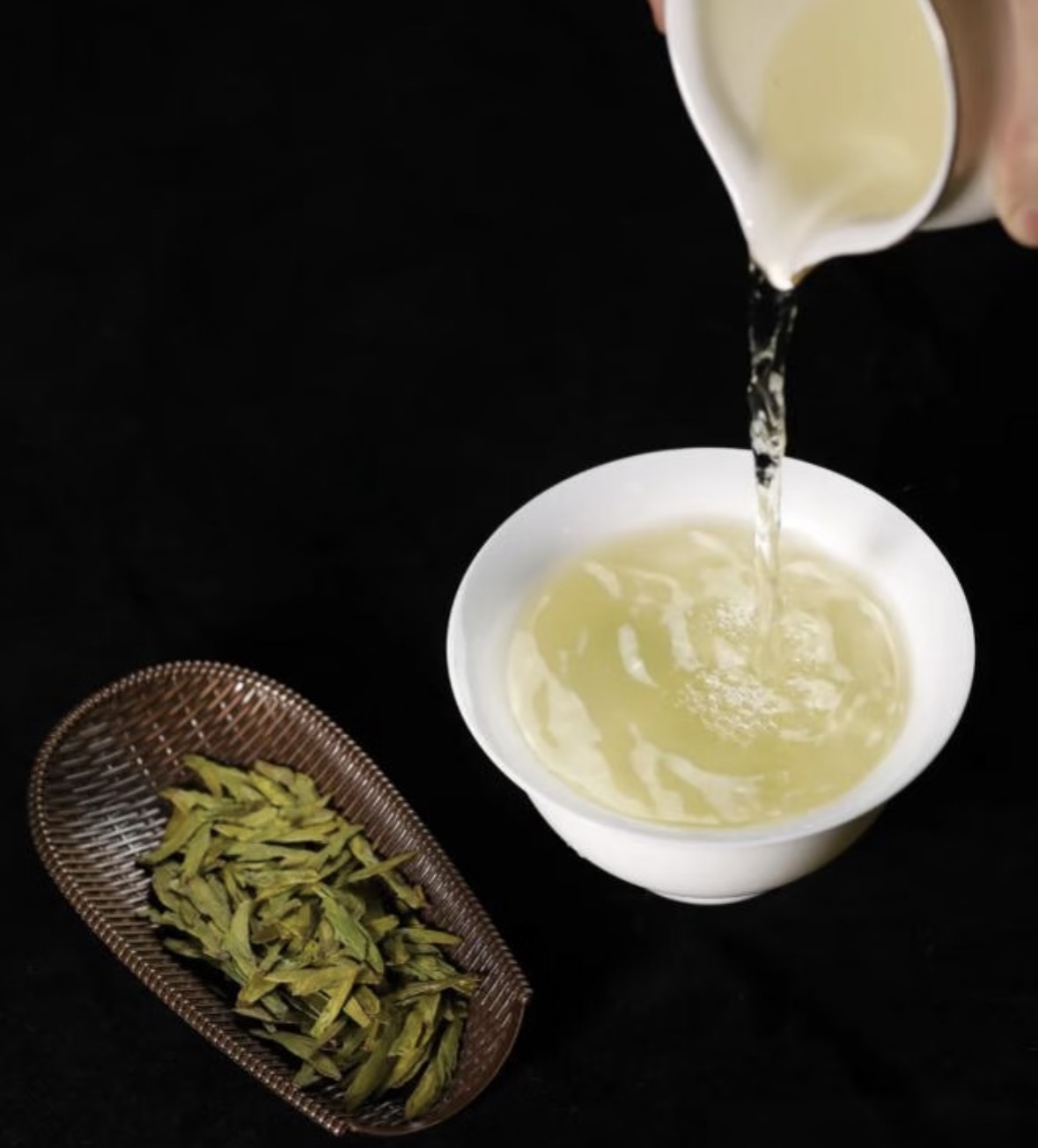 🍵春日龙井新鲜上市 头春嫩芽，鲜爽豆香， 配图3