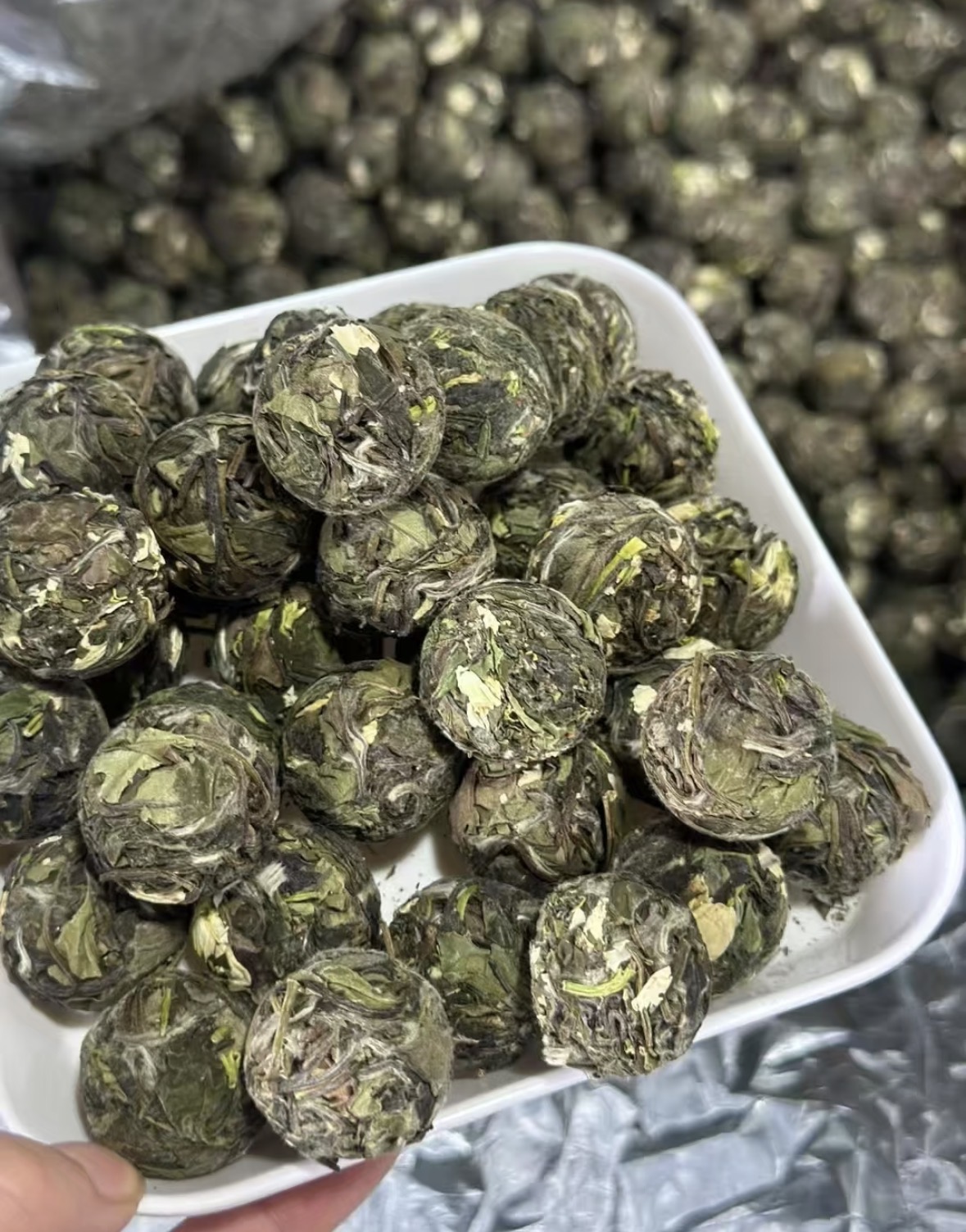 ✅纯白茶茶坯基底 不是绿茶底 ✅手工龙珠 配图2