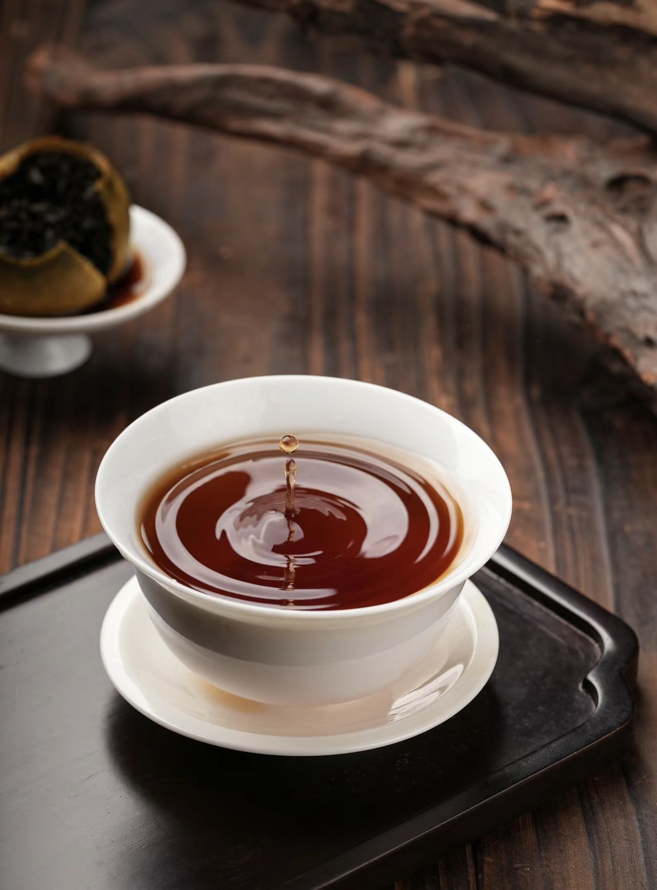 小青柑，茶中瑰宝。柑皮的清爽与茶叶的浓香 配图3