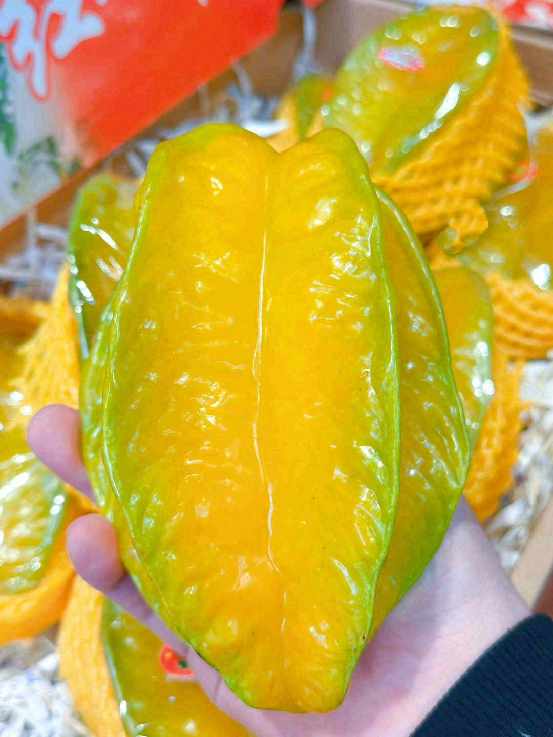 秋日午后的清甜🐳。 树熟的杨桃肉很嫩🎐， 配图3