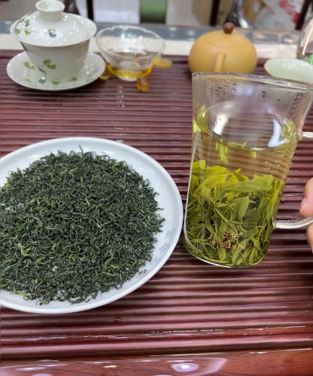 日照绿茶是中国最北方的茶。具有汤色黄绿明 配图2