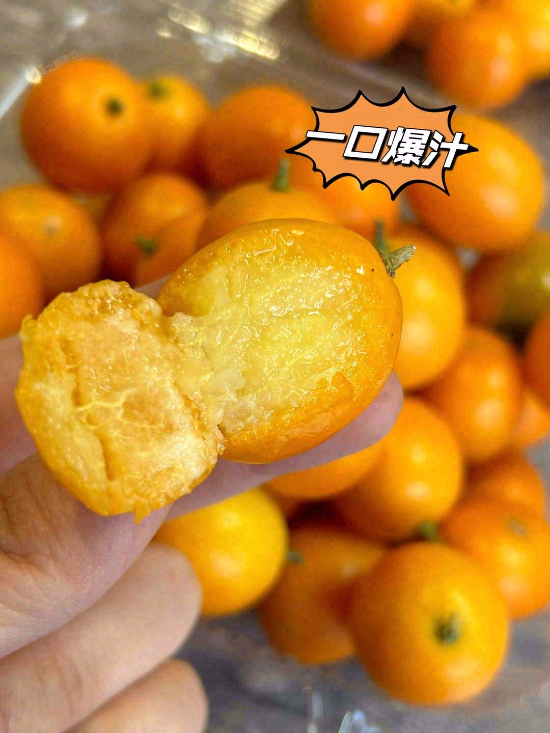 😋入口爽脆果肉绵软，像吃酒心巧克力般🍬  配图2