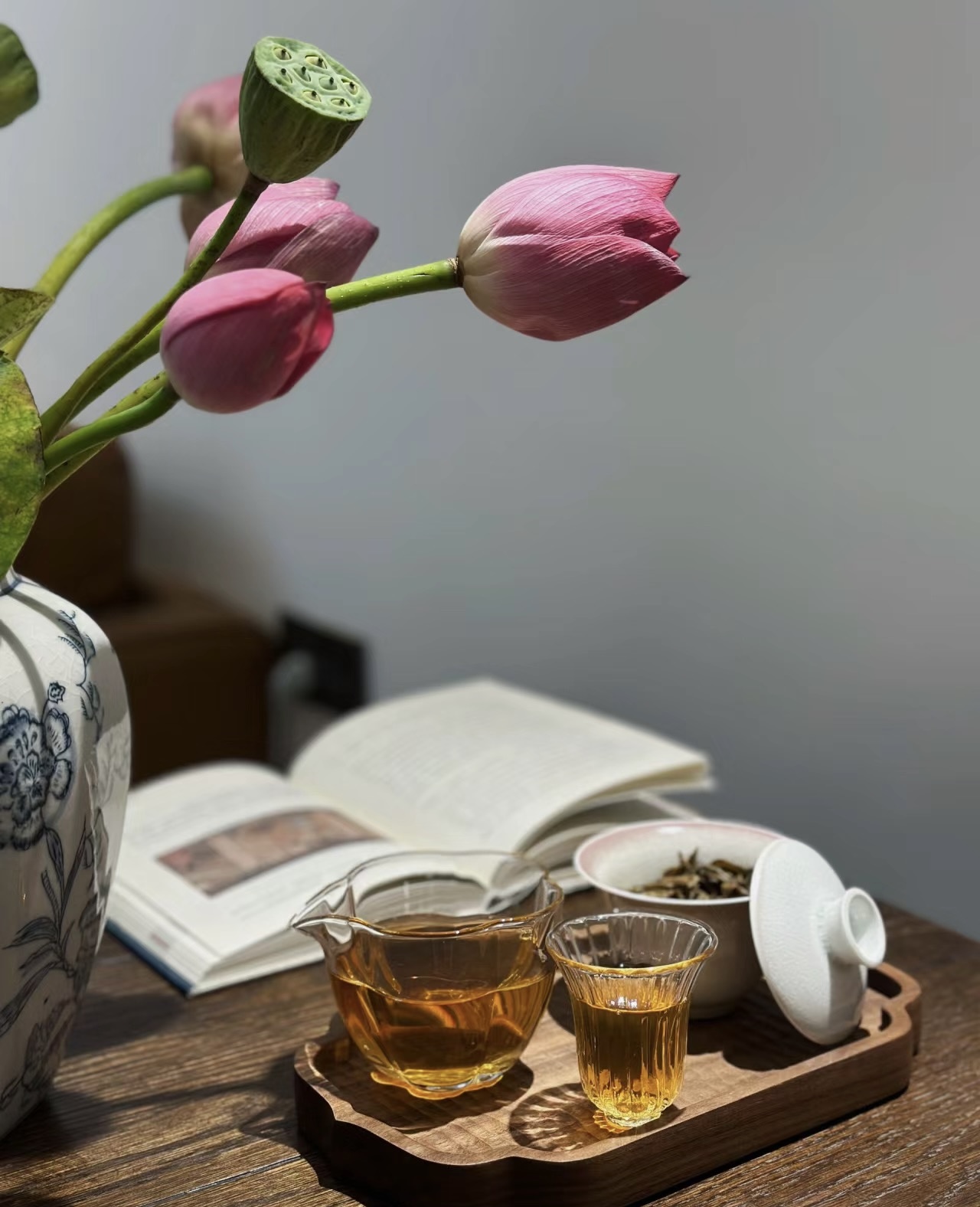 一道道沏过之后，茶叶终将沉于杯底释出清香 配图3