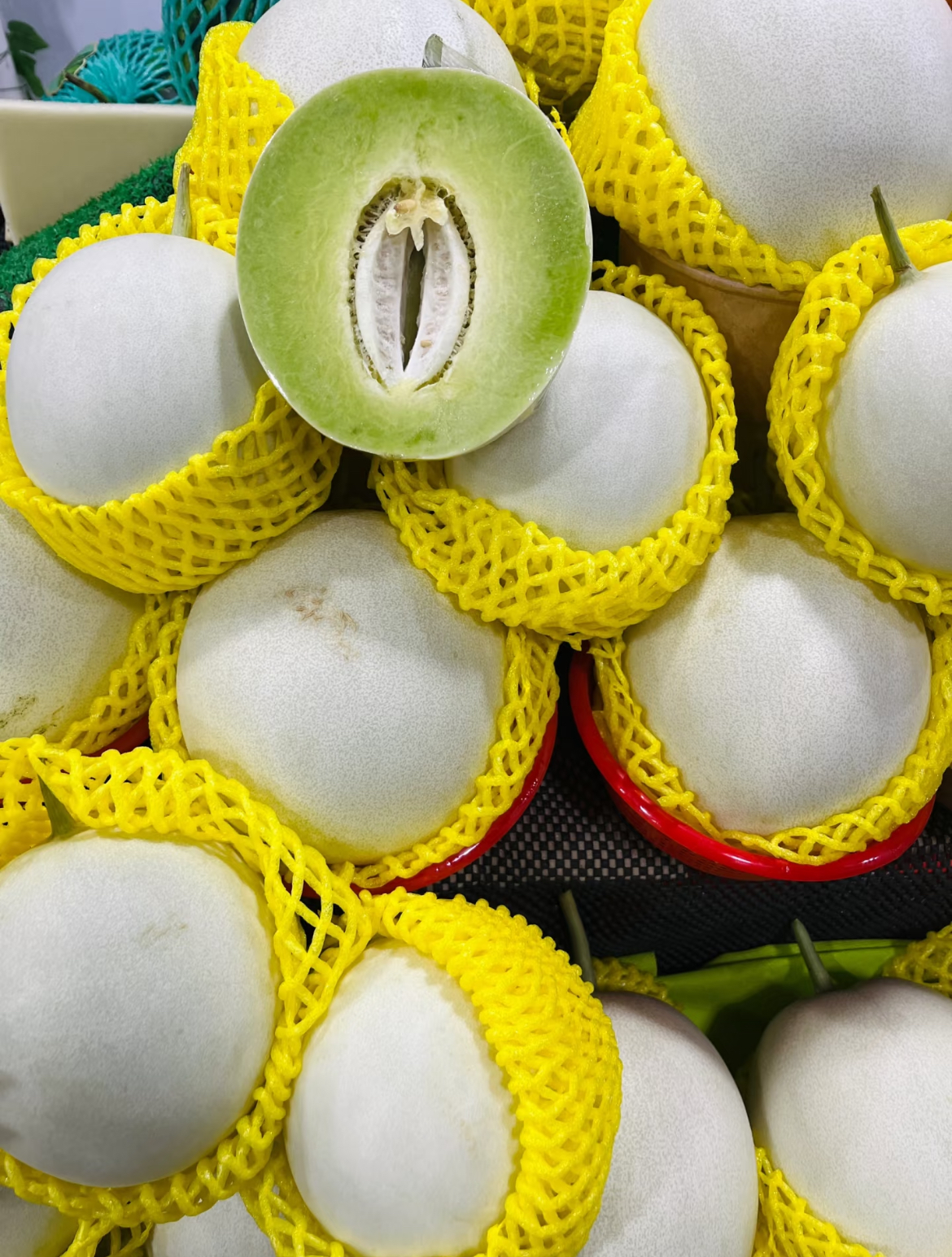 🎉【玉菇甜瓜】🍈到货‼️ 嫩白果肉和普通 配图3