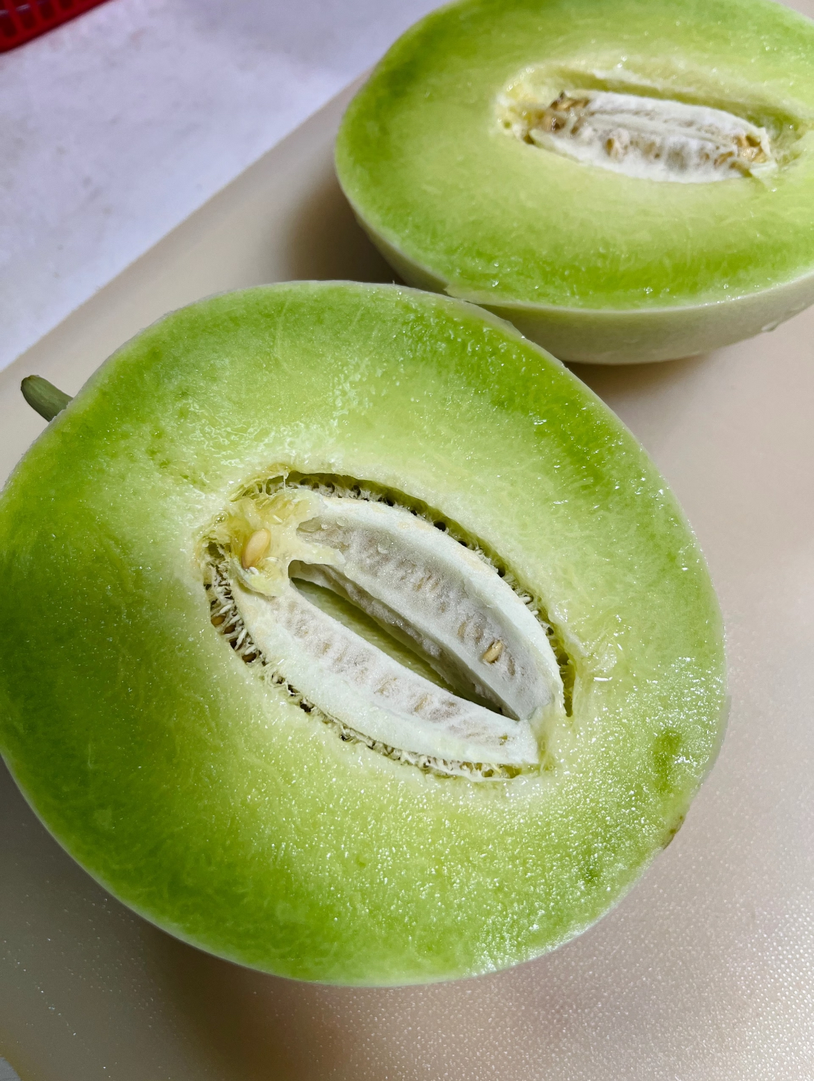 🎉【玉菇甜瓜】🍈到货‼️ 嫩白果肉和普通 配图2