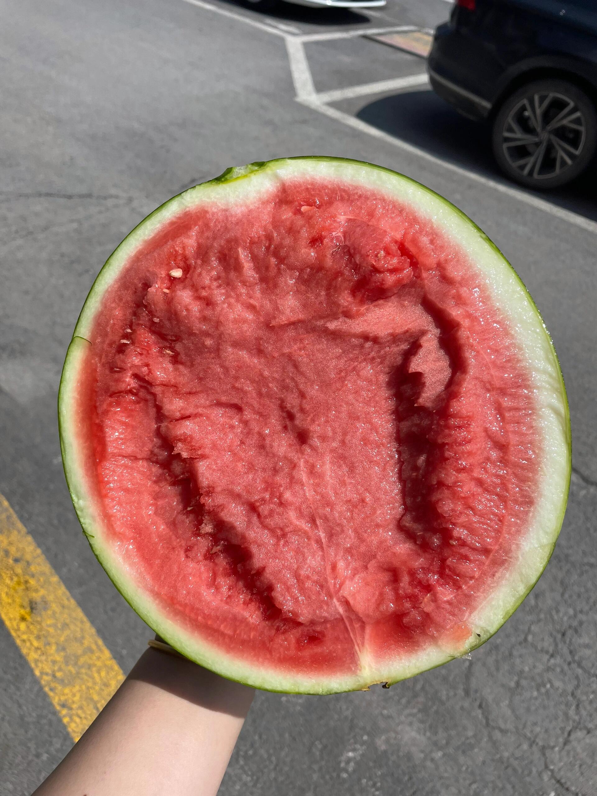 🍉麒麟西瓜必须安排‼️ 一刀切下去直接冒 配图2