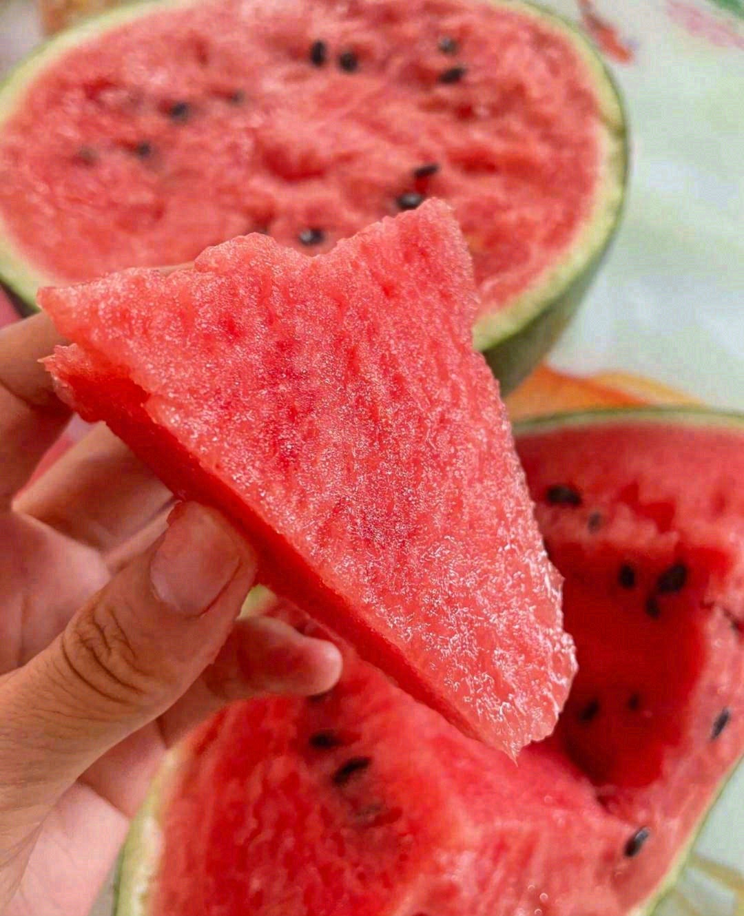 🥰吃点好的，💐心情才好 麒麟西瓜🍉一出现 配图1