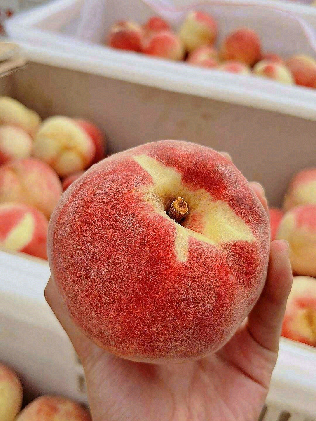 😊白里透红的桃子像刚出生婴儿的皮肤🍑粉嘟 配图3