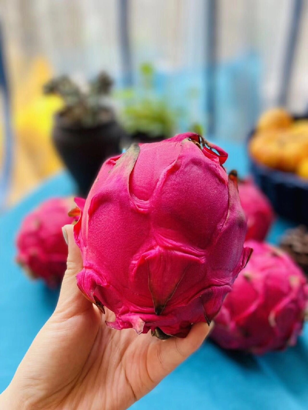 红心火龙果🌵，甜甜的可好吃😋了～ 香甜饱 配图1
