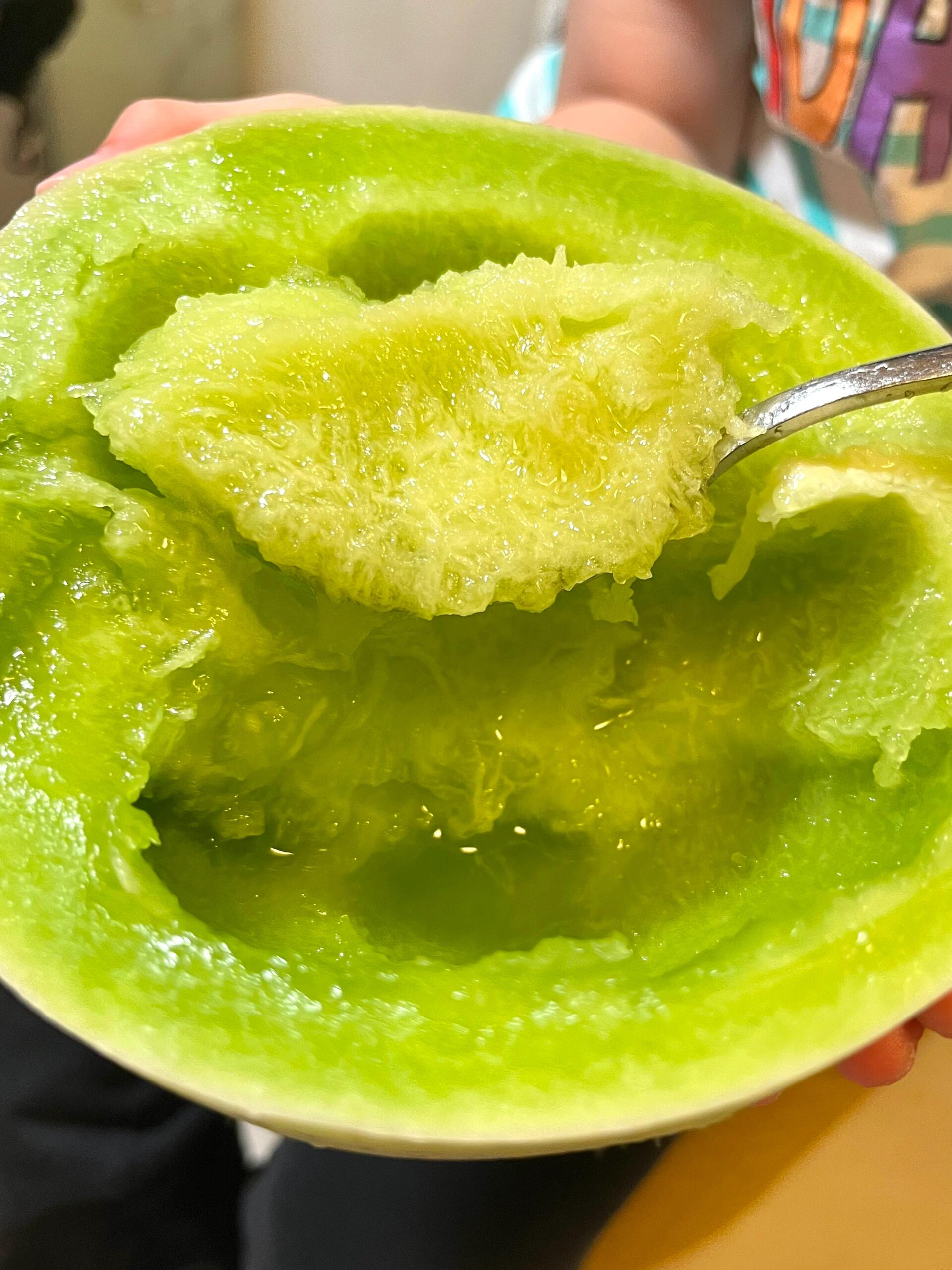 🍈 玉菇瓜软糯香甜！ 果肉翠绿像翡翠💚看 配图3