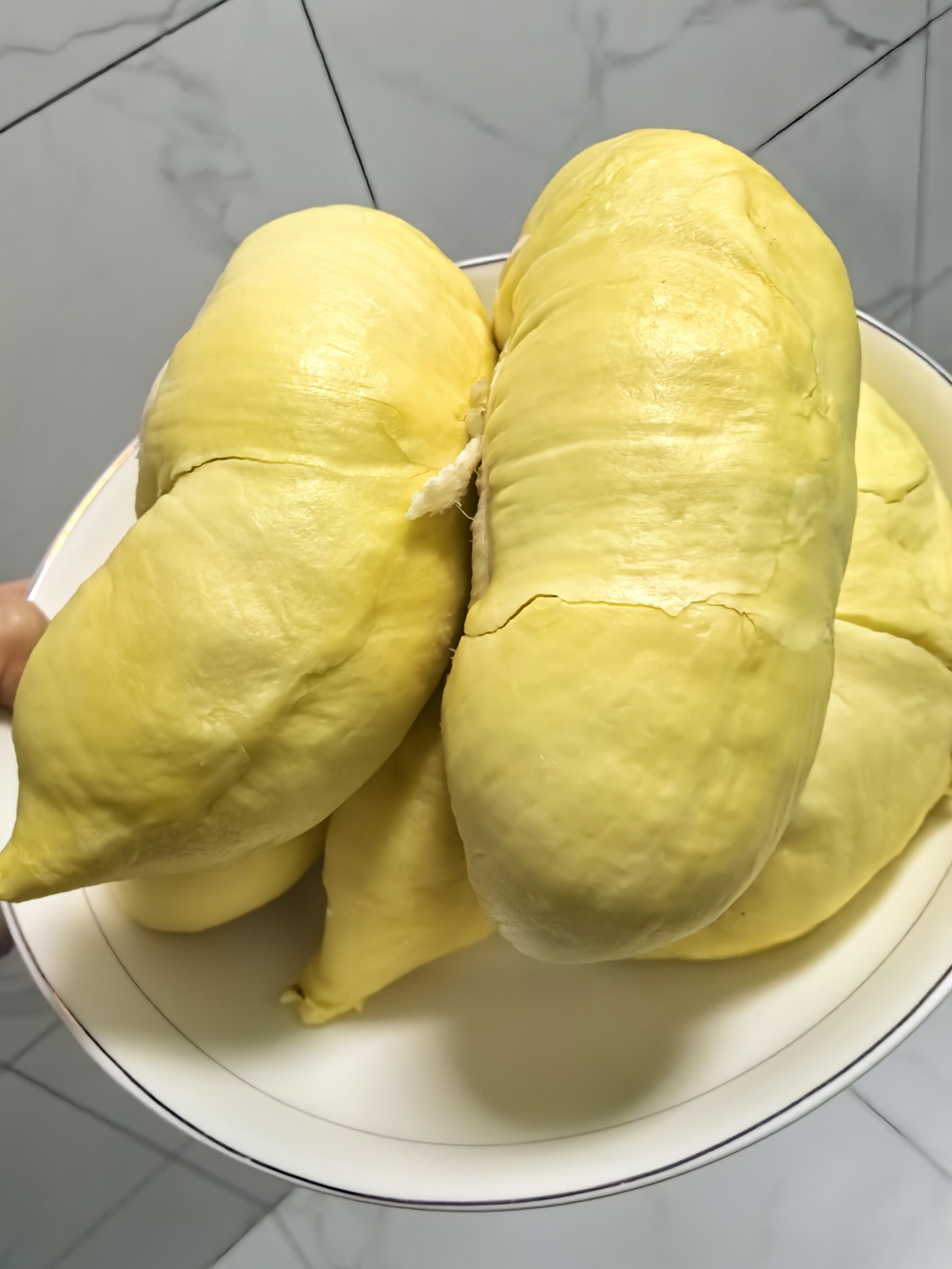 🥇 金枕榴莲！ 外壳刺挺霸气👑 一掰开满 配图3
