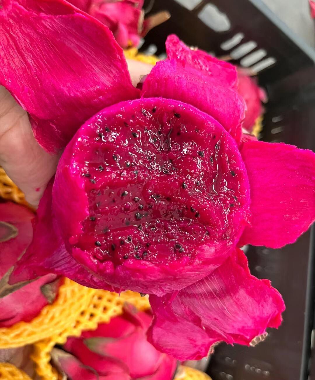 🔥 红心火龙果！ 💜 红得发紫，果肉细腻 配图2