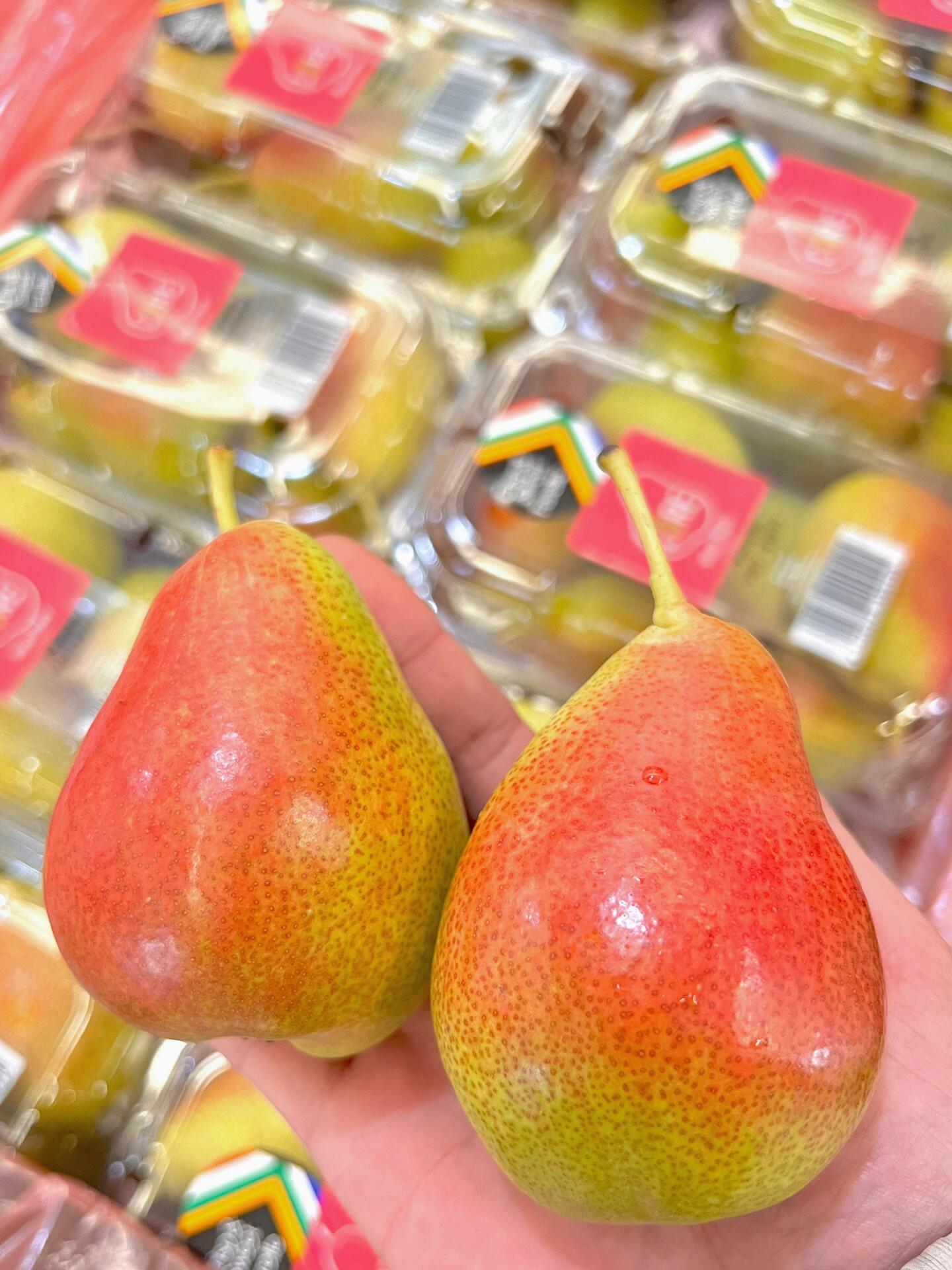 🍐 进口彩啤梨！ 红绿渐变颜值高🎨 软了 配图3