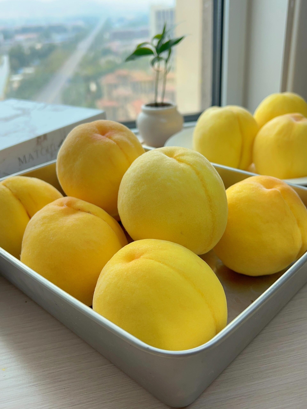 🍑黄桃新鲜到货‼️营养丰富✨，桃香四溢♨ 配图2