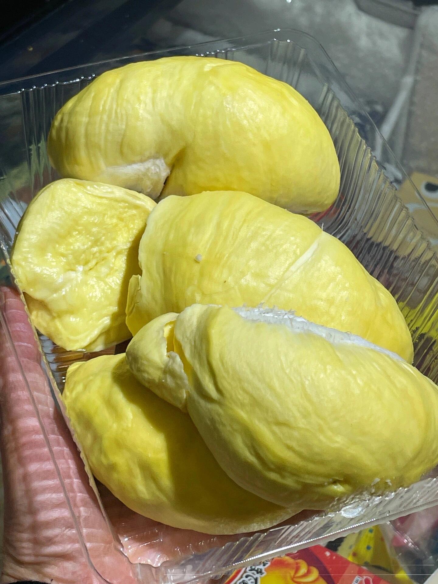 今天的榴莲一百分💯 干包黄肉😍好货不多， 配图1