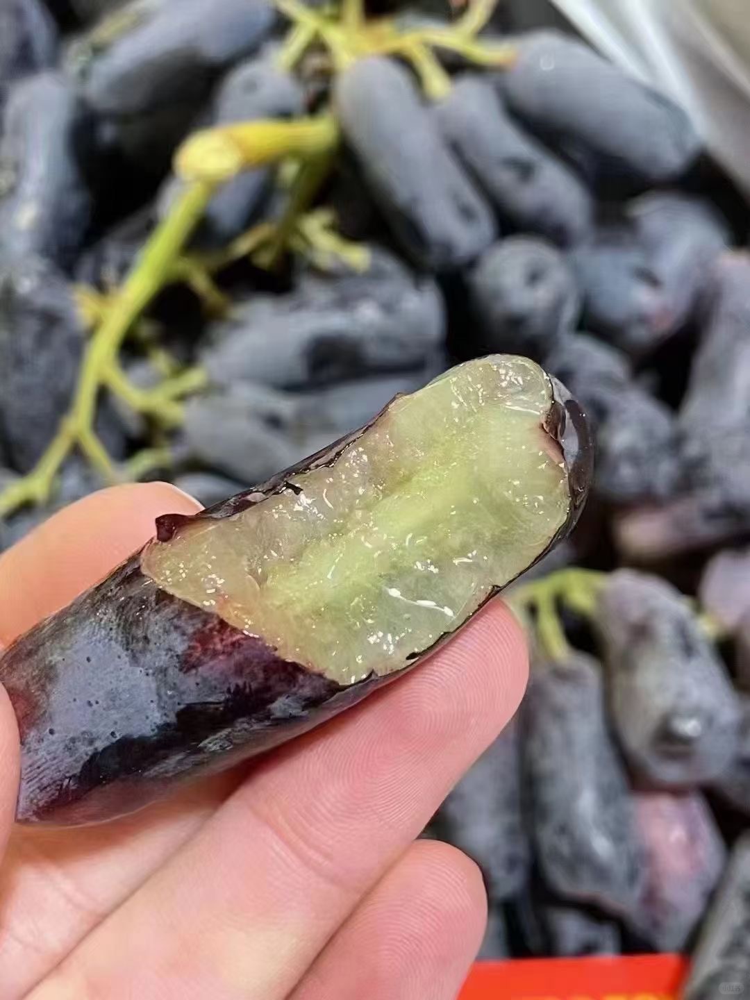 🍇蓝宝石葡萄颜值拉满 果形修长、甜香清爽 配图1