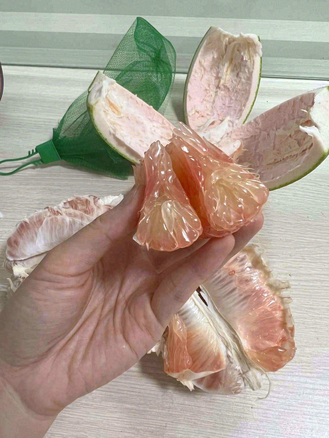 一个集颜值营养美味为一身的翡翠红心柚💯  配图1