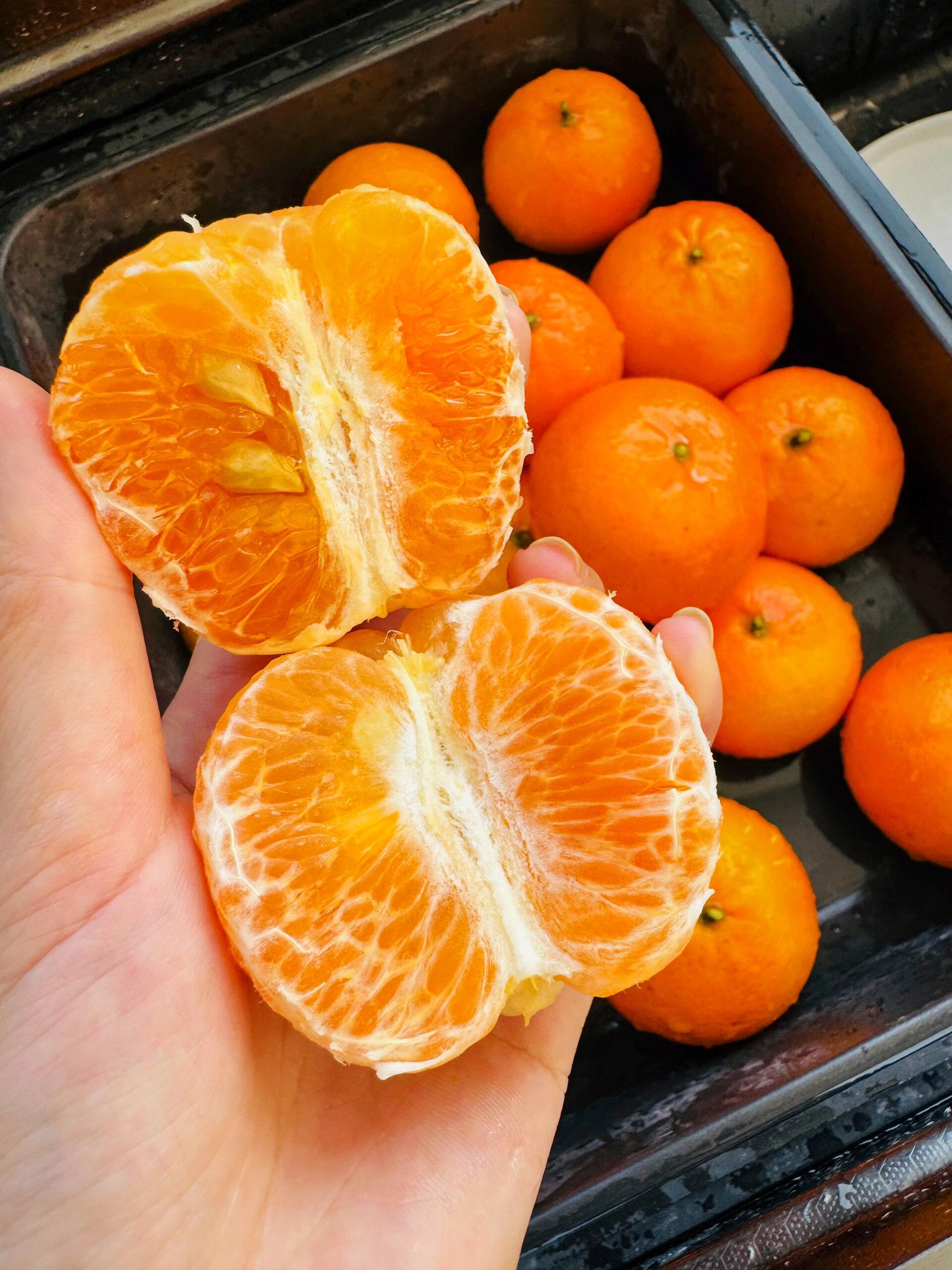 🍊沃柑甜过初恋！ 皮薄汁多，一口咬下去汁 配图3