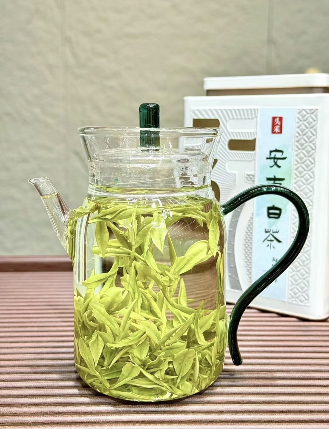 安吉白茶相约，那形如凤羽的叶片，在水中舞 配图3