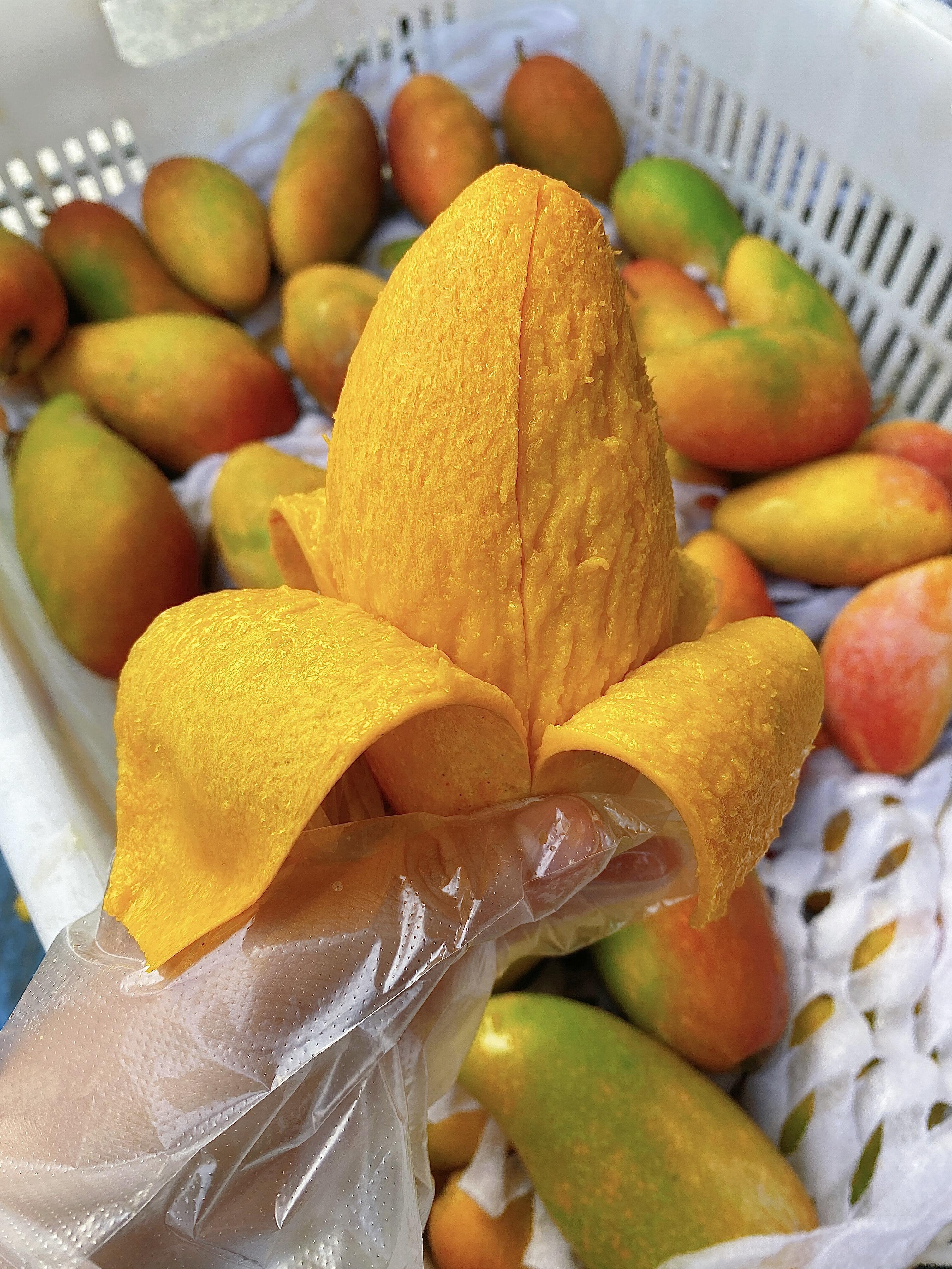 空运的贵妃芒来了🥭 贵妃芒品质、颜色已经 配图1
